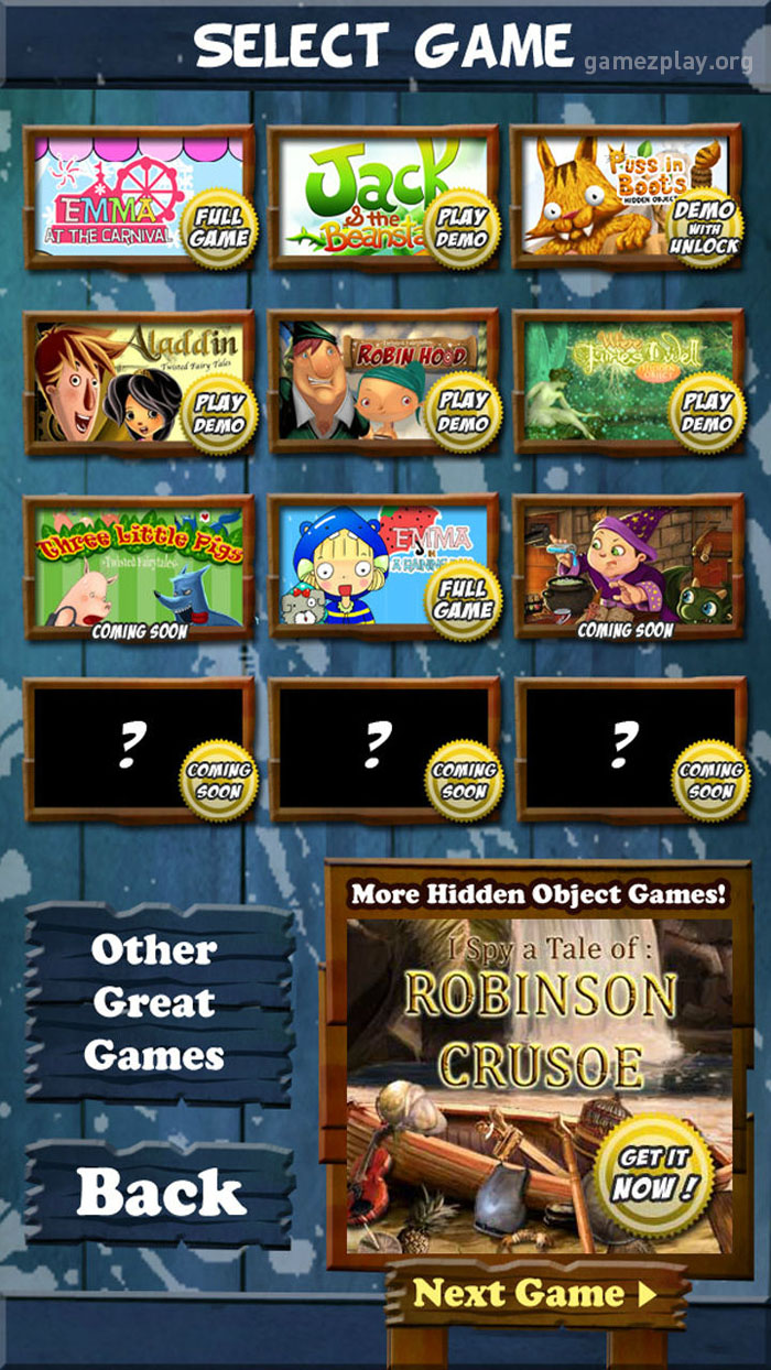 New Hidden Object Games